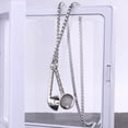 thumbnail image 4 of Collier Pendentif Casque en Acier Inoxydable DJ Musique pour Hommes et Femmes Style Punk Hop Bijoux, 4 of 6