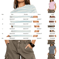 thumbnail image 4 of WHEANG Womens Summer Tops Classic Striped Crew Neck Short Sleeve T Shirts for Women Slim Fit Soft Casual Basic Tee Versatile Stretchy Undershirt Top for Daily Summer Outdoor Wear Black 2XL, 4 of 5