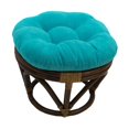 thumbnail image 1 of Ratán Ottoman International Caravan con cojín azul aguamarina, 1 of 5