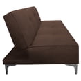 thumbnail image 3 of Sofa Cama Reclinable El Bazar Store Milo Terciopelo Chocolate , Futon 3 posiciones, Sala, 3 of 5