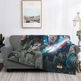 thumbnail image 7 of Ghostbusters Flannel Blanket Ultra-Soft Micro Fleece Throw Blanket For Bed Sofa Couch Car Office Unisex Adult Fuzzy Bed Blanket Cozy Kids Throw Blanket 80"x60", 7 of 7