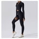 thumbnail image 3 of Chaqueta de Yoga for mujer, chaqueta de Yoga deportiva for correr al aire libre con cremallera, chaqueta de manga larga, ropa de Yoga de secado rápido for niñas, 3 of 7