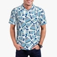 thumbnail image 1 of Fotbe Winter Knit Hat and Socks Camiseta Polo de Golf para Hombre con Estampado – Camisa Deportiva Transpirable con Cuello Abotonado-X-Large, 1 of 6