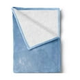 thumbnail image 2 of Animal Soft Flannel Fleece Throw Blanket, Swallows Sitting on Power Cord Relaxing Tranquil Spring Day Clear Sky, Cozy Plush for Indoor and Outdoor Use, 50" x 70", Pale Blue Black White, by Ambesonne, 2 of 5