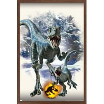 Jurassic World: Dominion - Blue and Beta Focal Wall Poster, 22.375" x 34" Framed