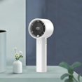 thumbnail image 1 of Mini ventilador personal Mini velocidad del ventilador (1-100) Ventilador de refrigeración personal ajustable Ventilador recargable USB para viajes de oficina al aire libre Blanco, 1 of 8