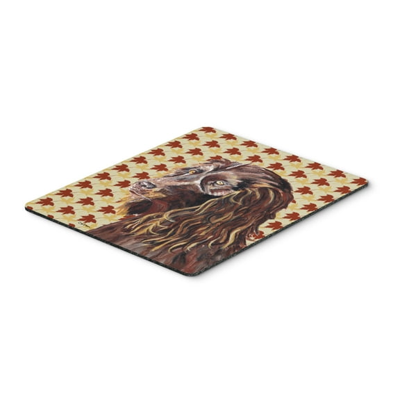 "Boykin Spaniel Fall Leaves Mouse Pad Hot Pad or Trivet"