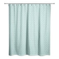 thumbnail image 2 of Creative Products Teal Lattice Pattern 71x74 Shower Curtain, 2 of 2