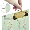 thumbnail image 4 of Coolnut Wildflowers Clipboard A4 Standard Size Decorative Clipboard with Low Profile Metal Clip for Students Men Women Classroom and Office Gifts, 4 of 7