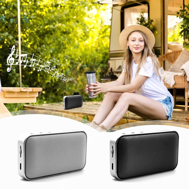 Ganfancp Pequeños Altavoces Bluetooth Inalámbricos Portátiles, Mini Altavoz para Casa, Exteriores y Viajes, 4 Horas de Funcionamiento Ofertas Flash 1 X Bluetooth Audio,1 X Cable de Carga