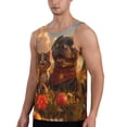 thumbnail image 2 of Salouo Cat Dog Friendship for Men's Tank Tops,Sleeveless Muscle Shirts for Men Quick Dry Workout Tank Top Gym Muscle Tee Fitness Bodybuilding Sleeveless T Shirt-4X-Large, 2 of 7
