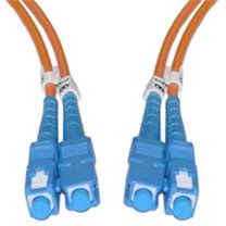 CableWholesale  Fiber Optic Cable SC SC Multimode Duplex 62.5-125 3 meter (10 foot) - Orange - 3 meters