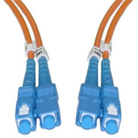 CableWholesale  Fiber Optic Cable SC SC Multimode Duplex 62.5-125 3 meter (10 foot) - Orange - 3 meters