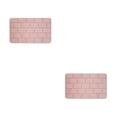 thumbnail image 3 of Alfombra de baño Toystoory textura fuerte absorción de agua Rosa 2Conjunto, 3 of 6