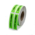 thumbnail image 2 of Latex Allergy Labels - Bright Fluorescent Green - Optimal Visibility, Durable and Easy to Apply, 2 of 4