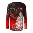 thumbnail image 5 of My Items Talove Long Sleeve Shirts for Women Funny Graphic Sweatshirt Fall Fashion Must Haves Tops, Tees & Blouses Womens Tops Long Sleeve Dressy Christmas Shirts, 5 of 5