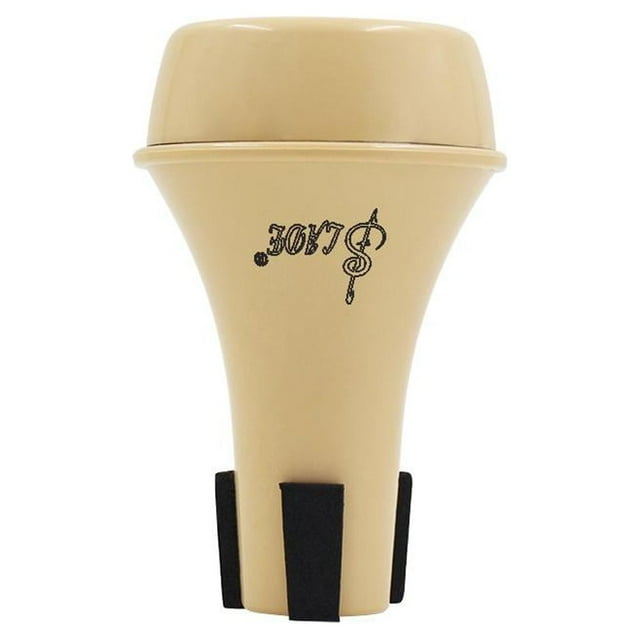 Milaget ABS Plastic Trumpet Sourdine Mute Musical Instrument Accessory Wood Color