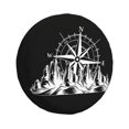 thumbnail image 1 of Compass And Mount Spare Wheel Cover for Suzuki Mitsubish 4WD Trailer Custom Camper Tire Protector 14" 15" 16" 17"h, 1 of 5