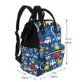 thumbnail image 2 of Easygdp Animals Rescue Team para Bolsa de Bebé de Gran Capacidad con Múltiples Bolsillos, Bolsa de Pañales para Padres, Bolsa de Viaje Organizada y Elegante, 2 of 6
