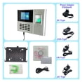 thumbnail image 4 of 2000mAh Battery Option Fingerprint Time And Attendance Machine System Card Employee Electronic Time Clock Management System ,Accurate Calculations, 4 of 7