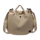 thumbnail image 1 of Bolso tote de nailon con cierre de cordón, bolso bandolera informal, bolso ligero para viajes y trabajo, bolso de mano de estilo japonés para uso diario., 1 of 6