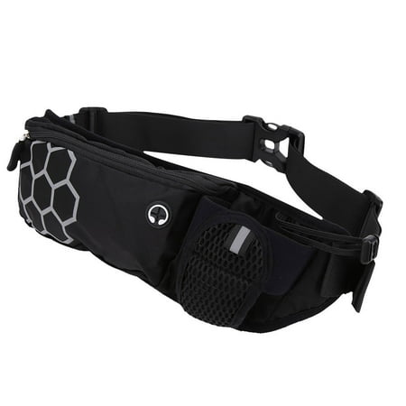 

Running Pouch Runner Pouch Comfortable Larger Capacity For Traveling Camping Waist Pouch Running Bag Running Black