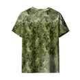 thumbnail image 4 of YUGYXL Camo Shirt for Men Women Short Sleeve T-Shirts Camouflage Printed Graphic Tees Unisex Summer Hunting Shirts A Camouflage L, 4 of 8