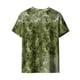 thumbnail image 5 of Ceisia Men's Woodland Gradient Camouflage Print Crew Neck T-Shirts, Stretchy Breathable Casual Short Sleeve Tops Gifts, 5 of 9