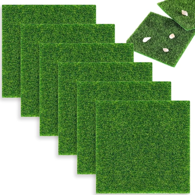 Musgo Artificial, Pasto Sintetico, Pasto Sintetico Exterior, Versatilidad y Efectos Realistas para Proyectos De Decoración Creativa y Artesanías