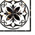 thumbnail image 3 of de de piso de pared de marmoleado Flor de jaspeado dorado negro + 60x60cm Gloria Marbling Wall Tile Stickers, 3 of 9