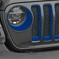 thumbnail image 5 of 18-22 Jeep Wrangler JT Gladiator Headlight Rings Center Mesh Rim Trim Kit - Roundtuning Accessories, 5 of 5