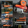 thumbnail image 6 of VEVOR Electric Hoist Manual Trolley, 2200 lbs/1 Ton Capacity for PA200 PA250 PA300 PA400 PA500, Push Beam Trolley with Dual Wheels, 2.68"-4.33" Adjustable Beam Flange Width for Straight Curved I Beam, 6 of 9