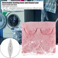 thumbnail image 3 of Electric Foot Heater Flannel Heating Pad Cushion for Feet Hands Body (Rosy), 3 of 8
