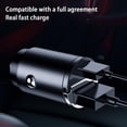 thumbnail image 3 of Mini Dual USB Type-C PD Car Phone Charger 30W Fast Charge Adapter Acc New C6, 3 of 9