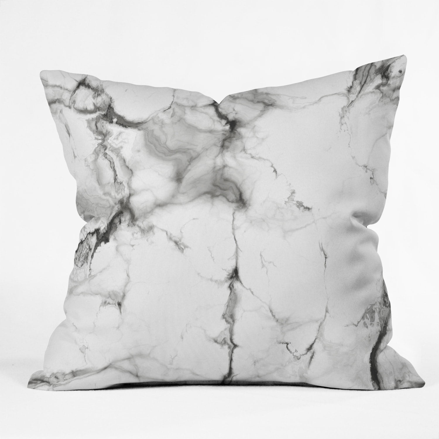 DENY designs Chelsea Victoria White Marble Pillow Cases Set of Two 