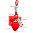 thumbnail image 3 of Wweixi Alloy Strawberry Keychain Cute Replacement Decorative Colorful Bag Vehicle Pencil Box Woman Pendant Key Holder Gift, 3 of 6