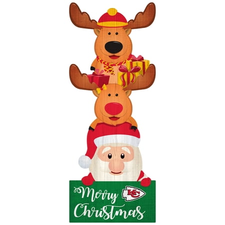 Kansas City Chiefs 31 Santa Stack Leaner