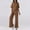 Brown, variant on MSJUHEG Tank Crop Top Wide Leg Pants Set Travel Outfits for Women Two Piece Sets for Women Dressy Sweatsuit Lounge Set Womens Linen Sets for Women 2 Piece Summer Sets Women 2 Piece Outfits Beige L