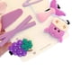 thumbnail image 4 of Conjunto de pinzas para el cabello, accesorios para el cabello para niñas, color morado, berenjena, mezcla de moda, princesa bonita de dibujos animados, 4 of 5