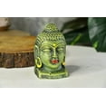 thumbnail image 3 of Sowpeace Brown Terracotta Premium Meditating Buddha Head Tabletop 4 inch Figurine Pack of 1, 3 of 7