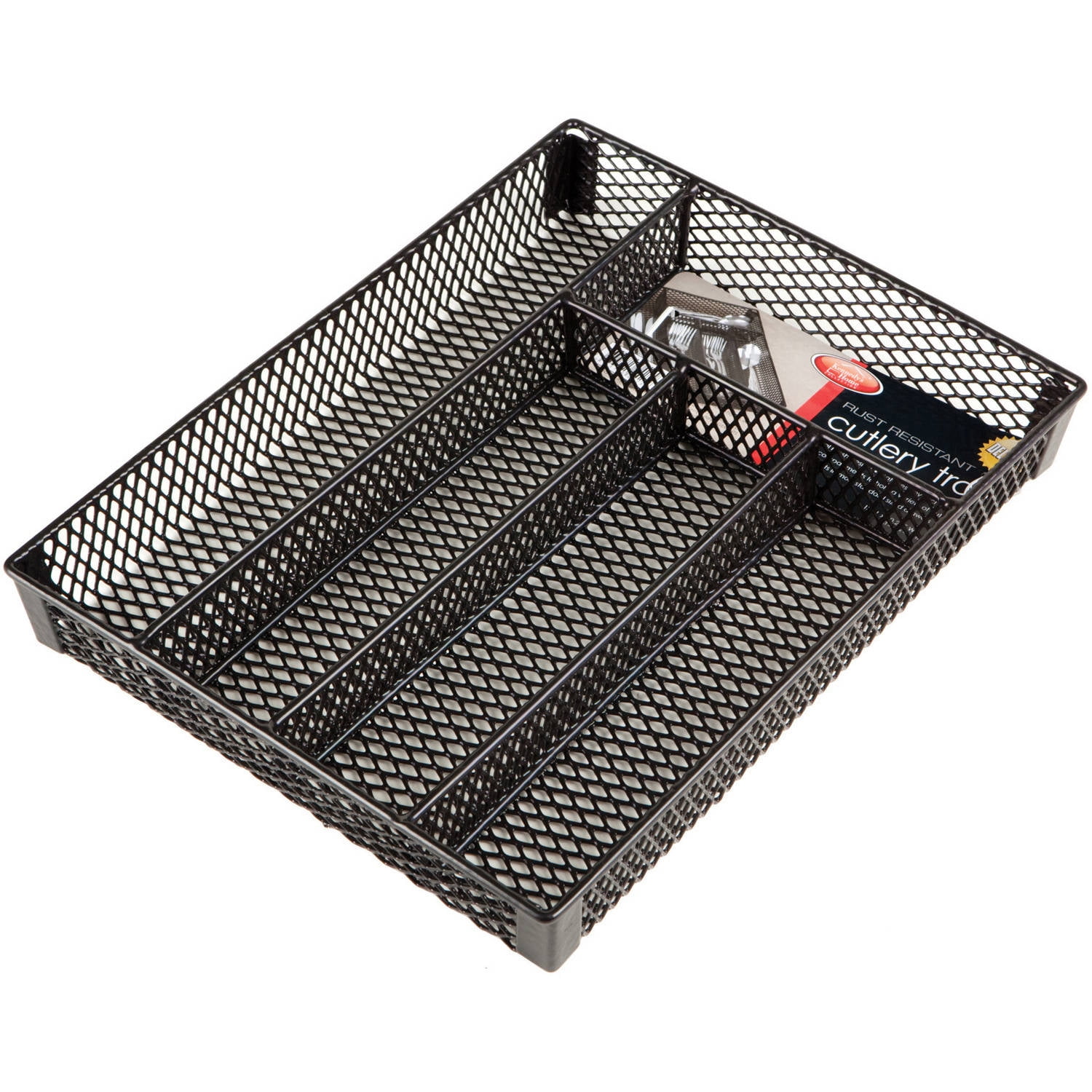 Kitchen Details Small Cutlery Tray in Black