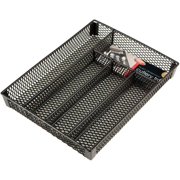 Kitchen Details Small Cutlery Tray in Black