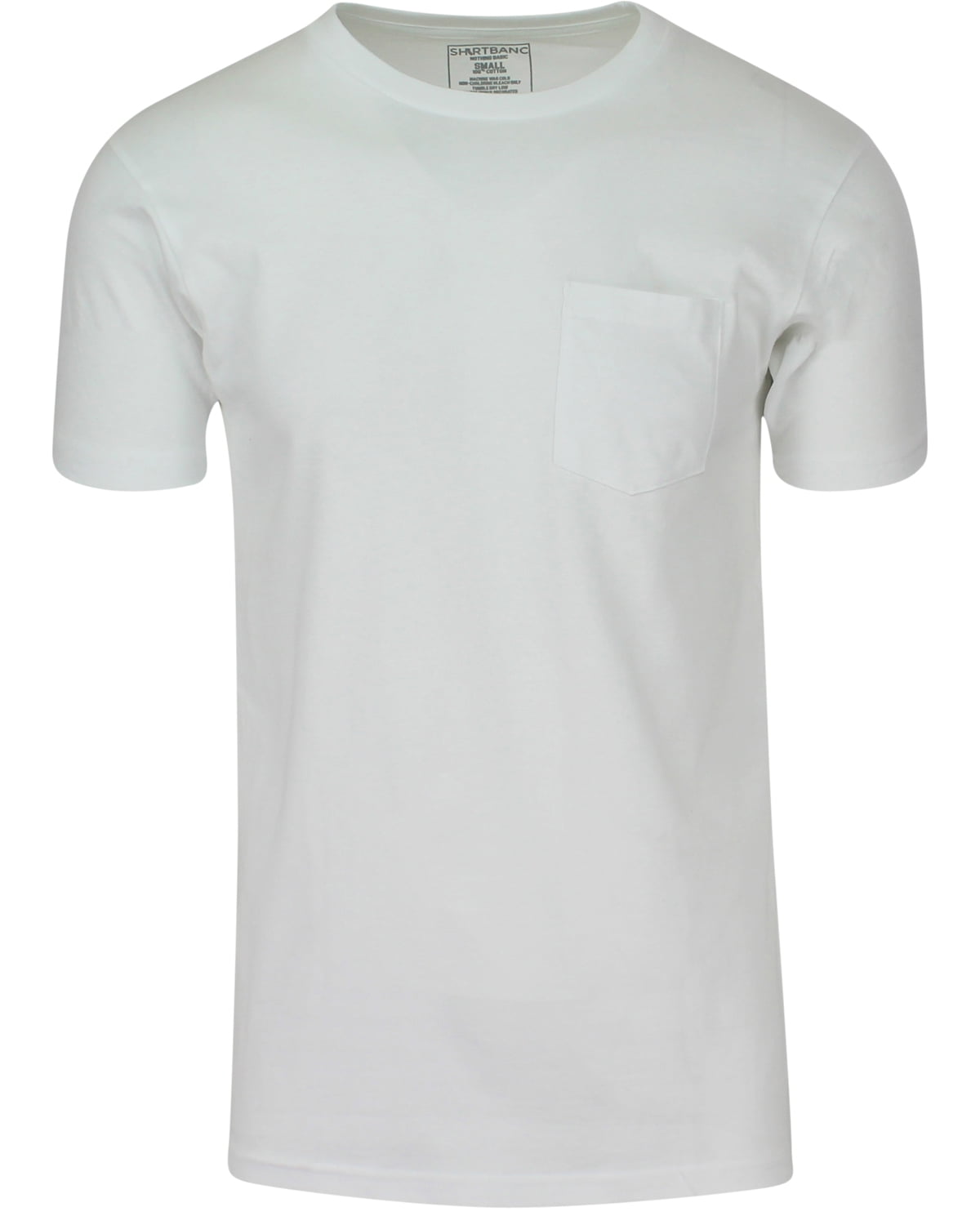 plain white t shirt with pocket