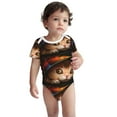 thumbnail image 3 of Daiia Animal Cat Printed Unisex-Baby Short Sleeve Onesies Bodysuits Baby Climbing Clothes Soft and Comfortable Romper with Expandable Shoulder Design-3 Months, 3 of 8