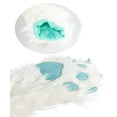 thumbnail image 2 of LazyOne Animal Paw Mittens for Adults and Kids, Yeti, 2 of 7