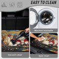 thumbnail image 5 of XYZCANDO Santa Claus Car Trunk Mat 29" x 39", All-Weather Washable Cargo Liner with Non-Slip Backing, Easy-Clean Stitched Edge Protector for SUVs, Sedans and Trucks, 5 of 7