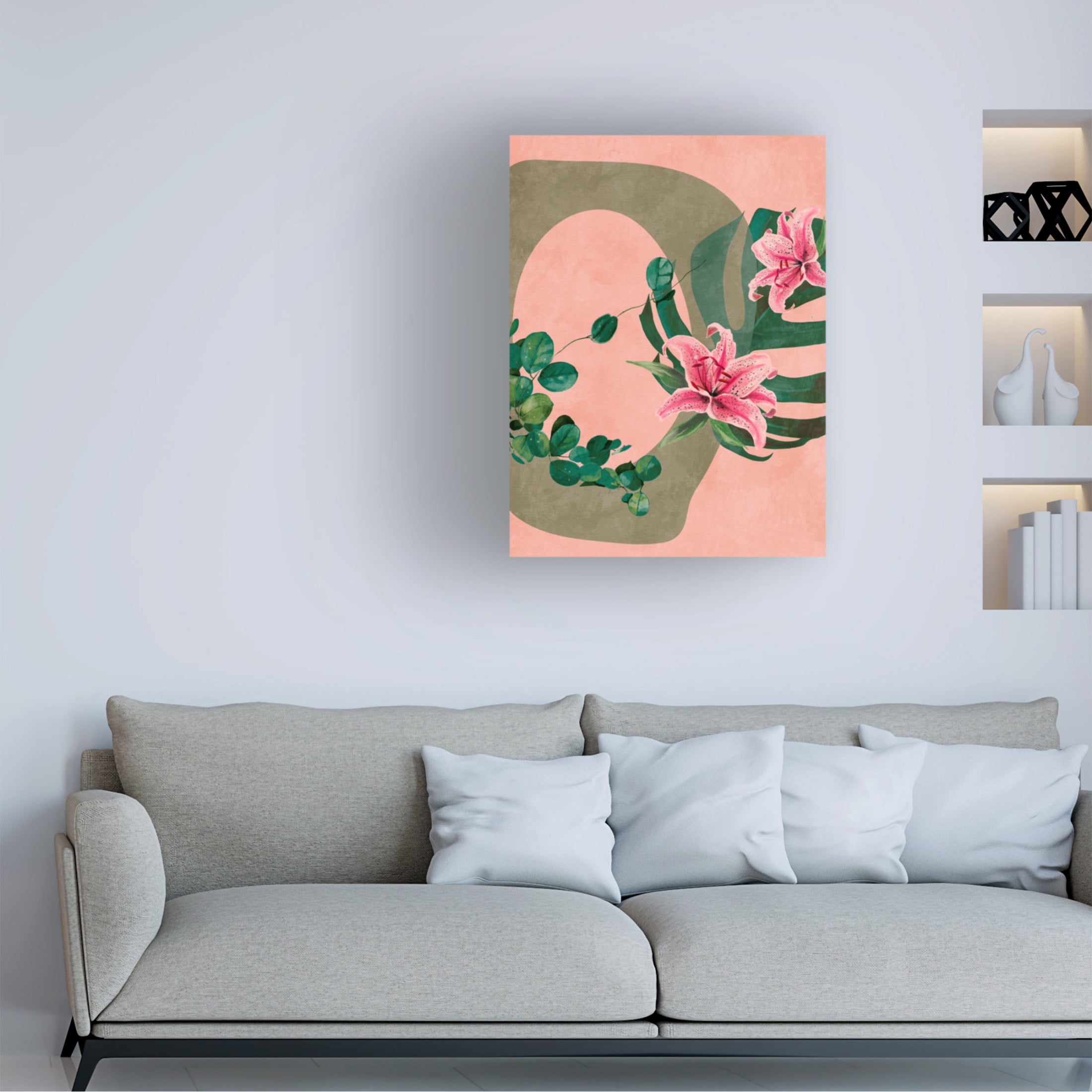 Trademark Fine Art Ana Rut Bre Leaves More 11 Canvas Wall Art