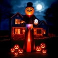 thumbnail image 1 of Inflable para Halloween Gigante Hombre Calabaza 3.50m Luces Led, 1 of 11