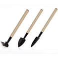 thumbnail image 2 of Set of 3 Mini Gardening Tools - Rake, Trowel and Shovel, 2 of 5