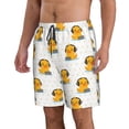 thumbnail image 2 of Fotbe Cute Duck With Headphone Trajes de Baño Estampados para Hombre, Shorts de Verano de Secado Rápido, Ropa de Playa, Bañadores-Large, 2 of 6